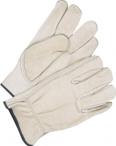 Grain Cowhide Driver w/Keystone Thumb - Unlined