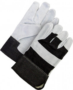 Fitter Glove Split Cowhide Black - Unlined