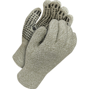 Wool/Acrylic Glove w/PVC Dots - Lined