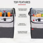 Berkeley Deluxe Cooler w/ Shoulder Strap & Bonus Wine Bottle Opener