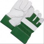 Grain Cowhide Fitter w/Safety Cuff Green - Unlined