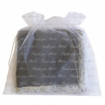 Thank you, Merci Organza  Gift Bag with drawstring ribbon