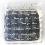 Thank you, Merci Organza  Gift Bag with drawstring ribbon