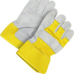 Fitter Glove Split Cowhide Yellow - Unlined