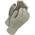 Wool/Acrylic Glove w/PVC Dots - Lined